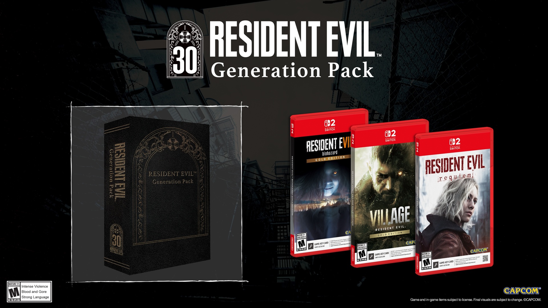 Anunciado Resident Evil Generation Pack Para Switch 2 Incluye Resident Evil 7 8 Y 9 Por 89 99
