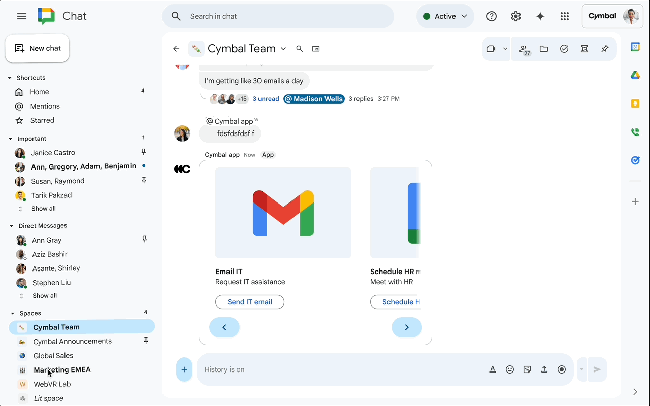 Nuevas Funciones En Google Chat Como Unirse Al Programa De Vista Previa Para Desarrolladores Y Aprovechar El Widget De Carrusel