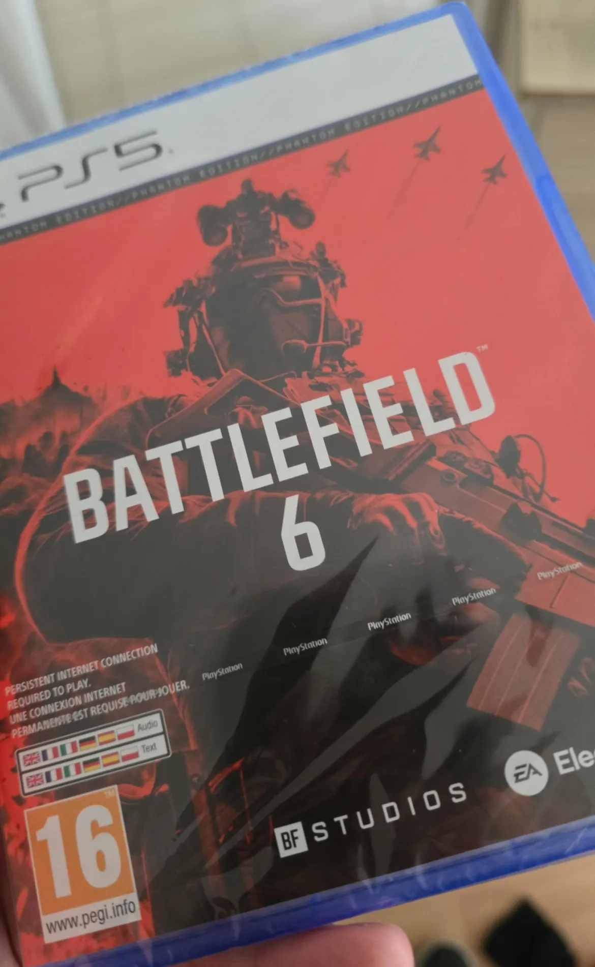 Copia física de Battlefield 6 compartida en Reddit. Esta es versión de PS5.