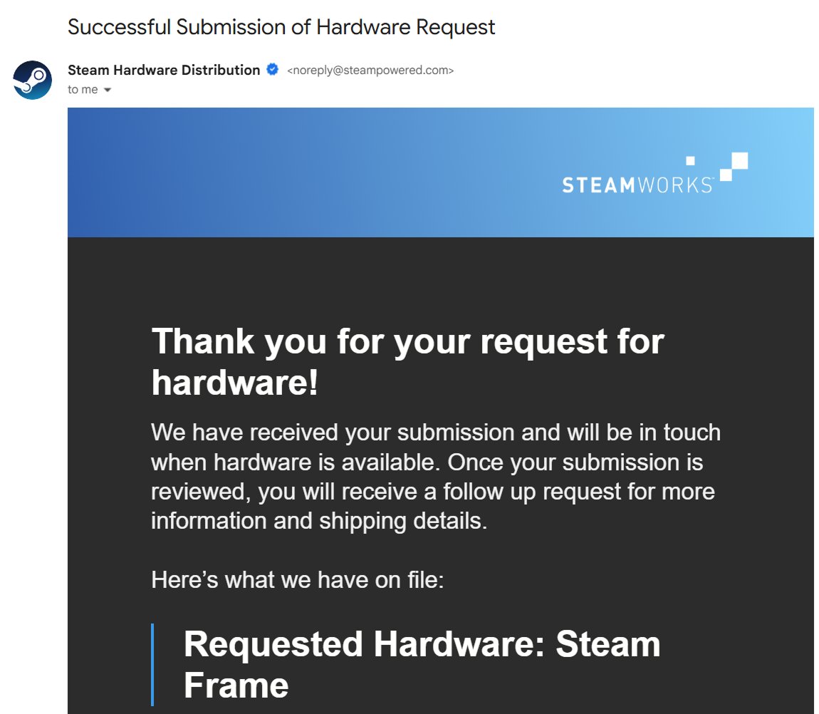 Los Kits De Desarrollo Del Steam Frame Ya Estan Diposnibles 1