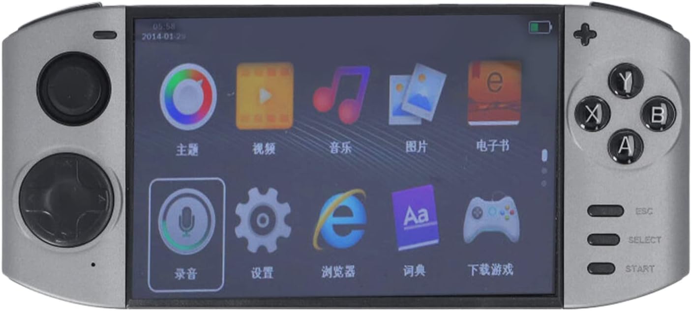 Consola china Repro de juegos clásicos, basada en un fork de Android. Consola china Repro de juegos clásicos, basada en un fork de Android.