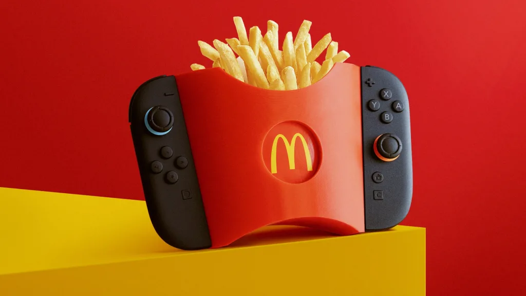 Comer Mcdonalds Mientras Juegas A La Switch Es Posible Con Este Gadget